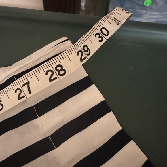 STAUD Luke Stripe Pants wide leg elastic waist nautical sailor preppy designer S - Picture 6 of 8